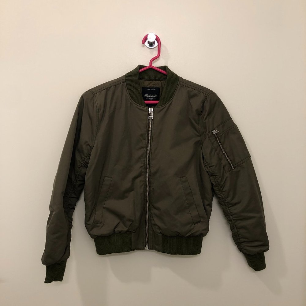 Madewell | Green Bomber Jacket